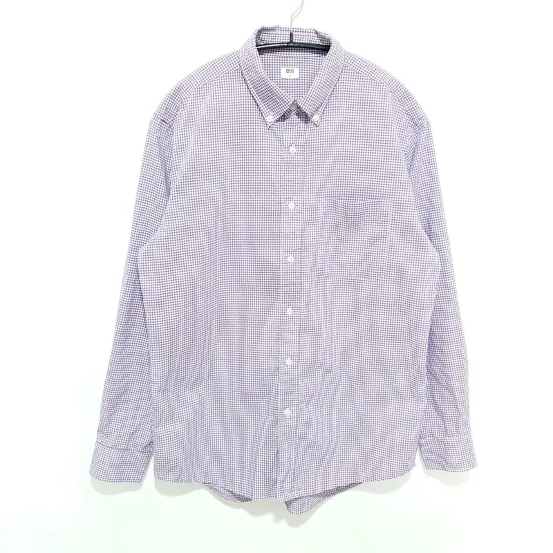 유니클로 체크 셔츠 M_M2502