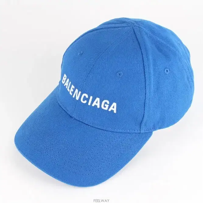 발렌시아가 로고 볼캡 블루 L