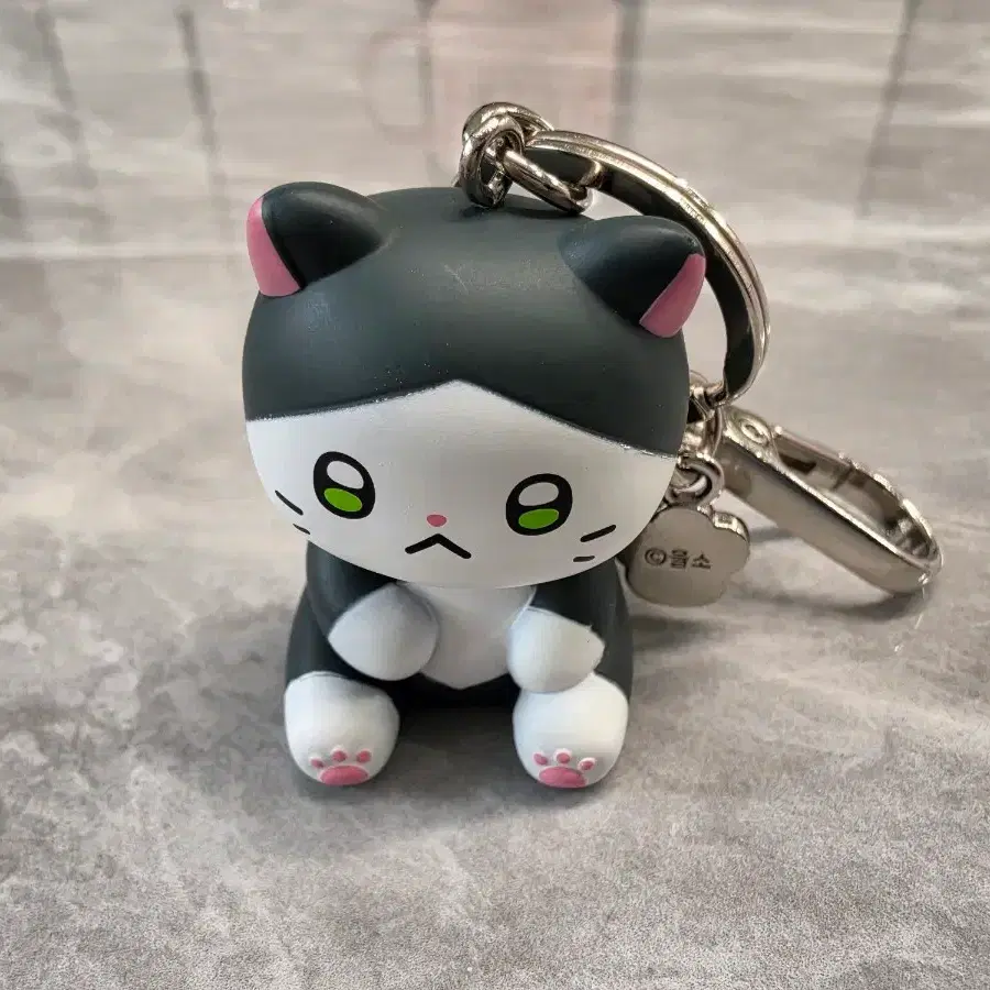 냐한남자 MEOWMAN 고양이 피규어 키링