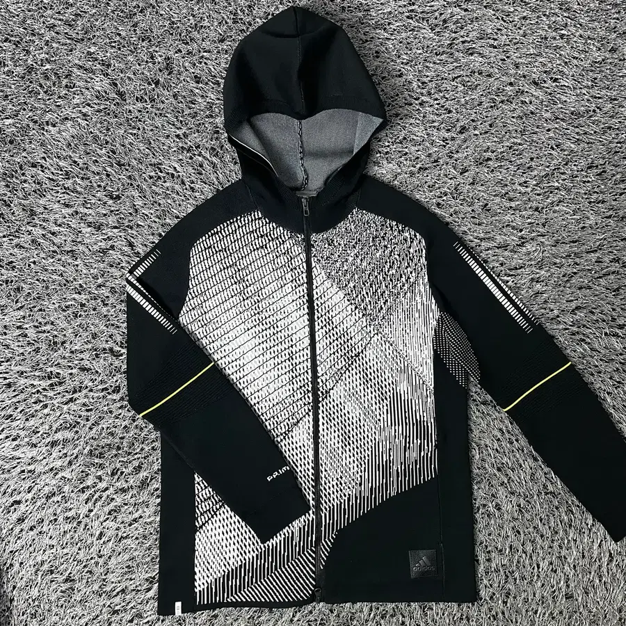 ADIDAS 아디다스 프라임 니트 후드 집업