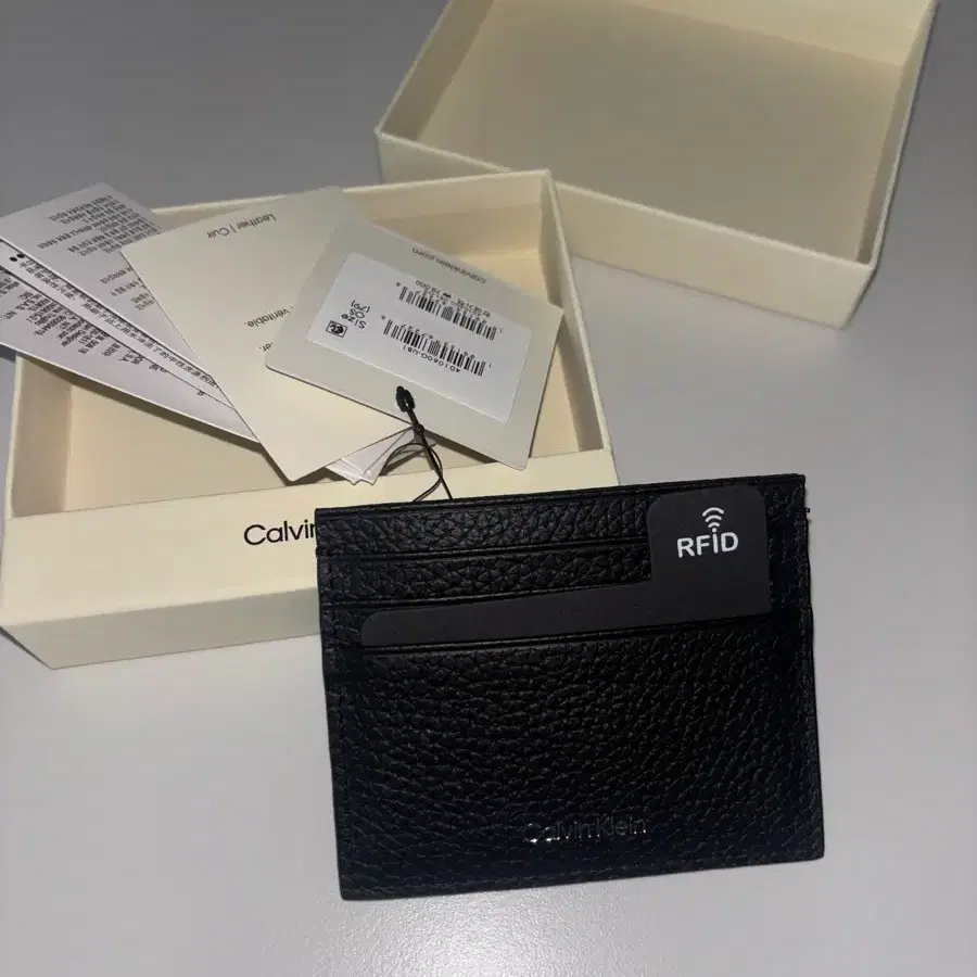 캘빈클라인 카드지갑 블랙 RFID