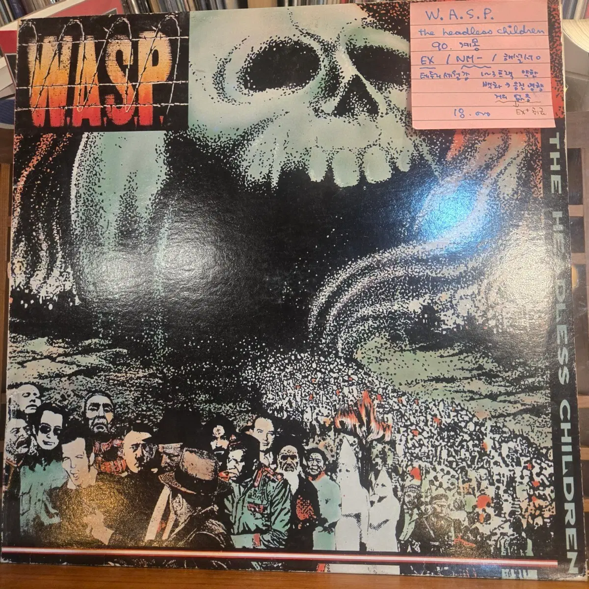 W.A.S.P.the headless children.90.계몽.EX/NM-.LP