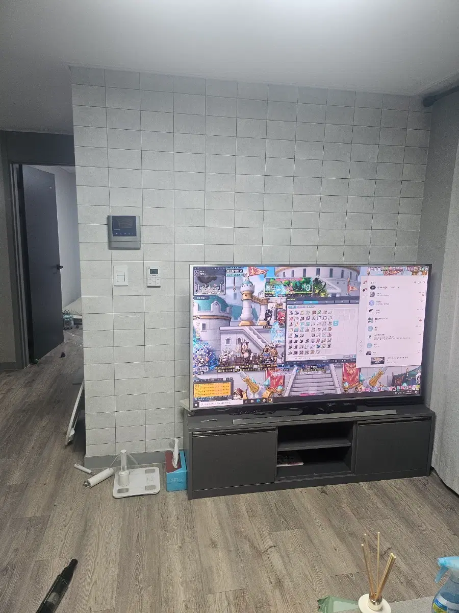65인치 티비 게이밍 컴퓨터 셋트