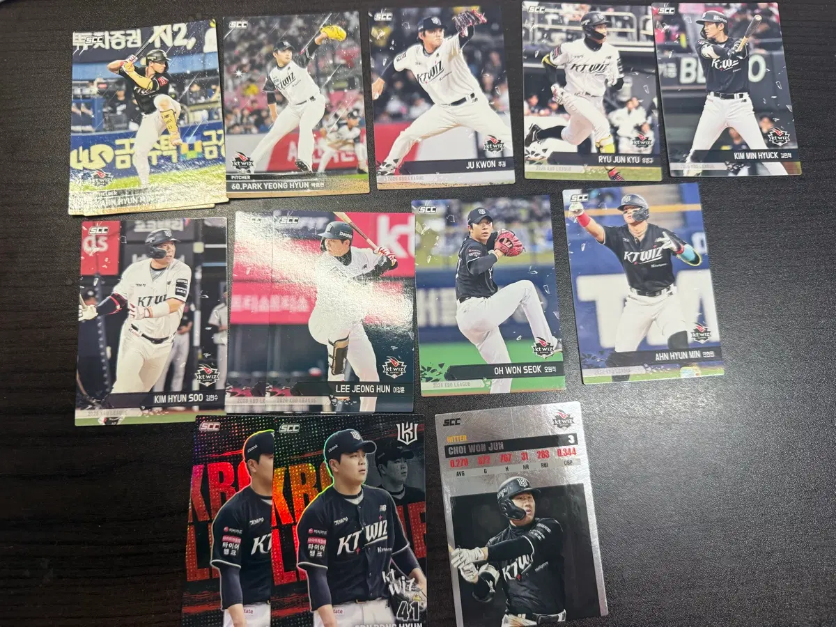 KT 위즈 크보 카드 kbo