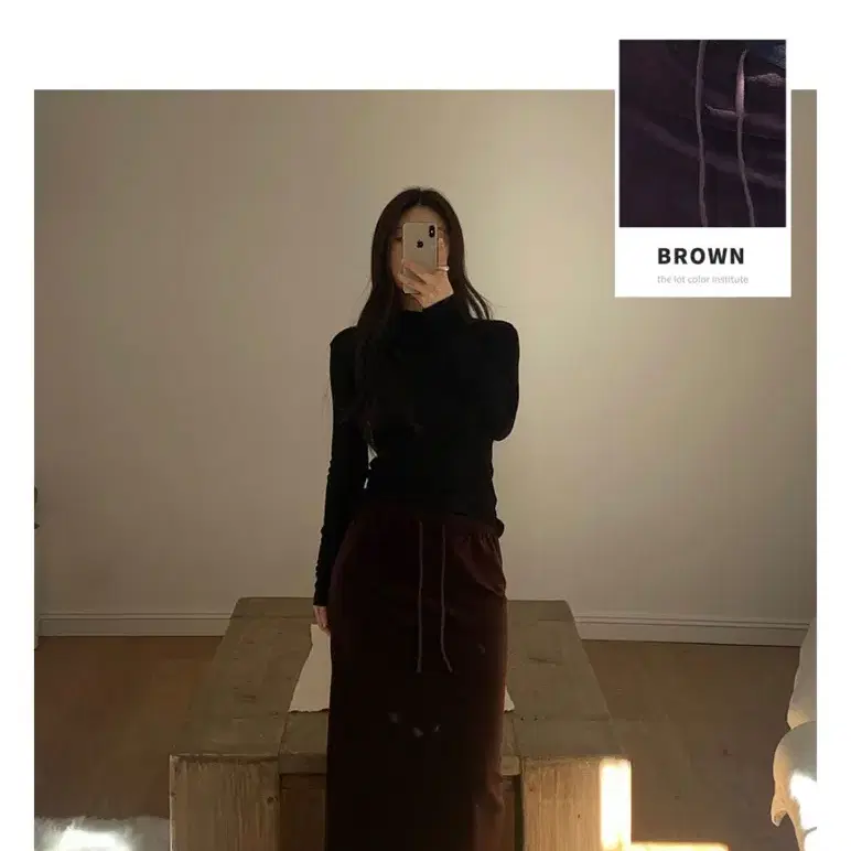 Founders 파운더스 릴리앙 벨벳 스커트