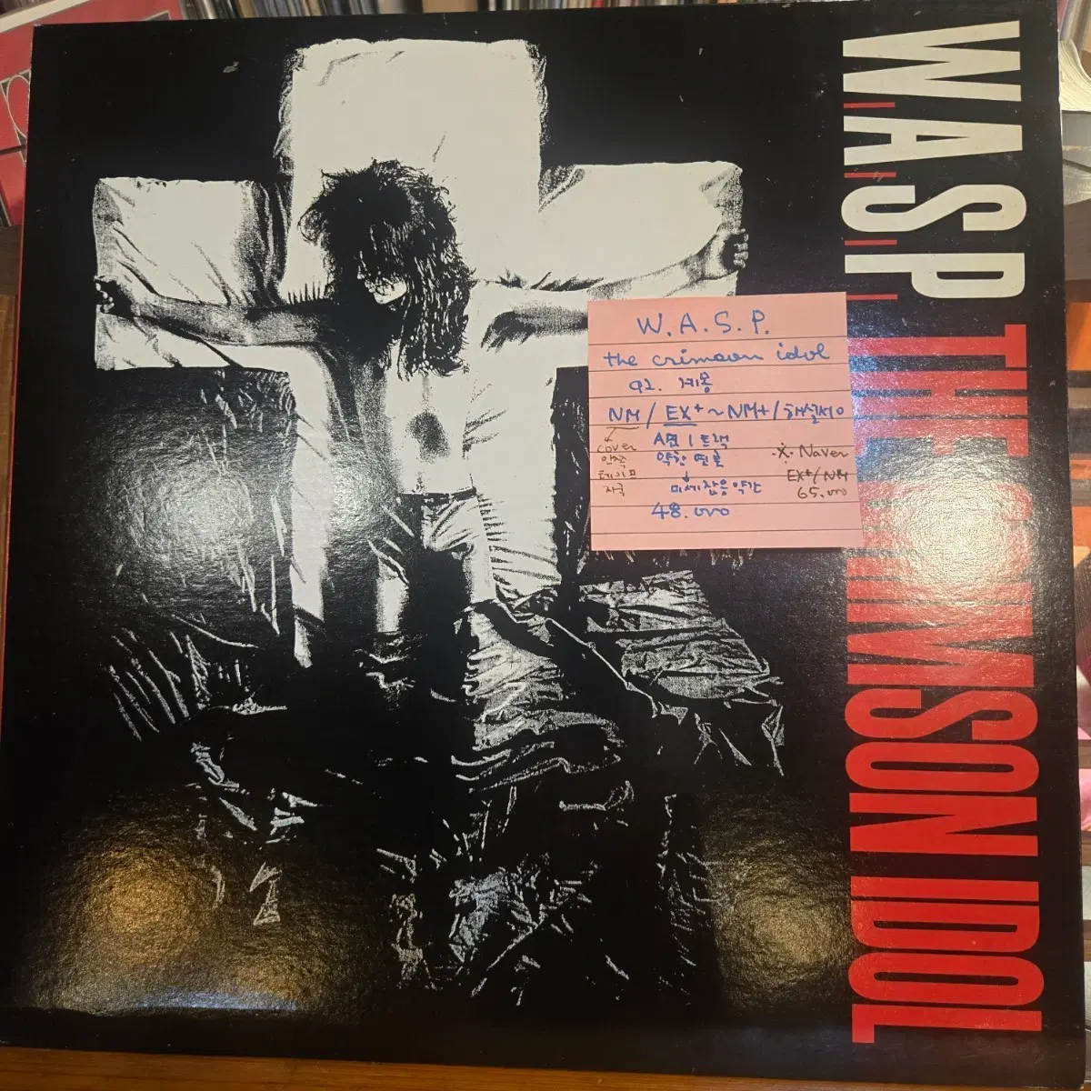W.A.S.P.the crimson idol.92.계몽.NM/EX+.LP