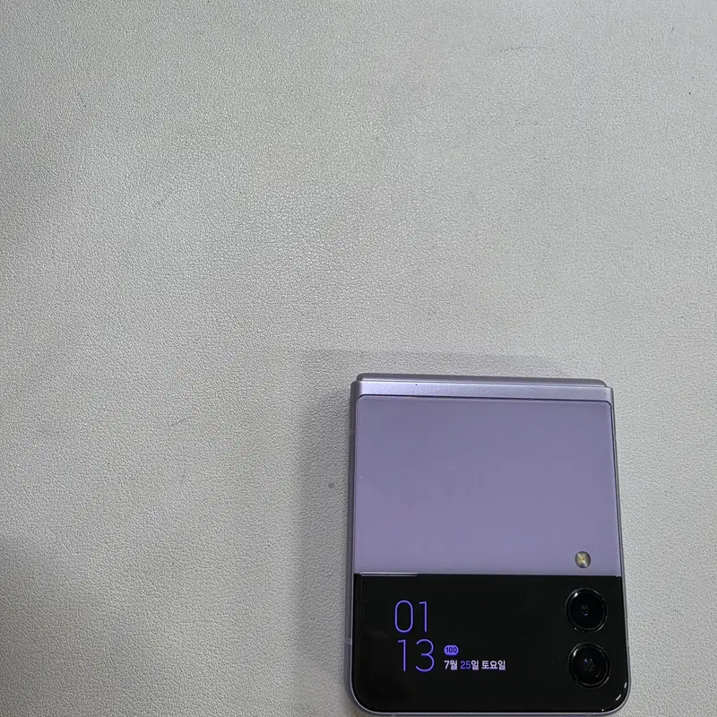 갤럭시 Z플립3 라벤더 무잔상 정상공기기 중고폰