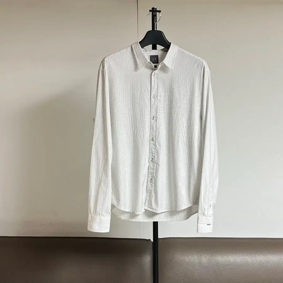 빈티지 Armani 아르마니 핀 스트라이프 셔츠