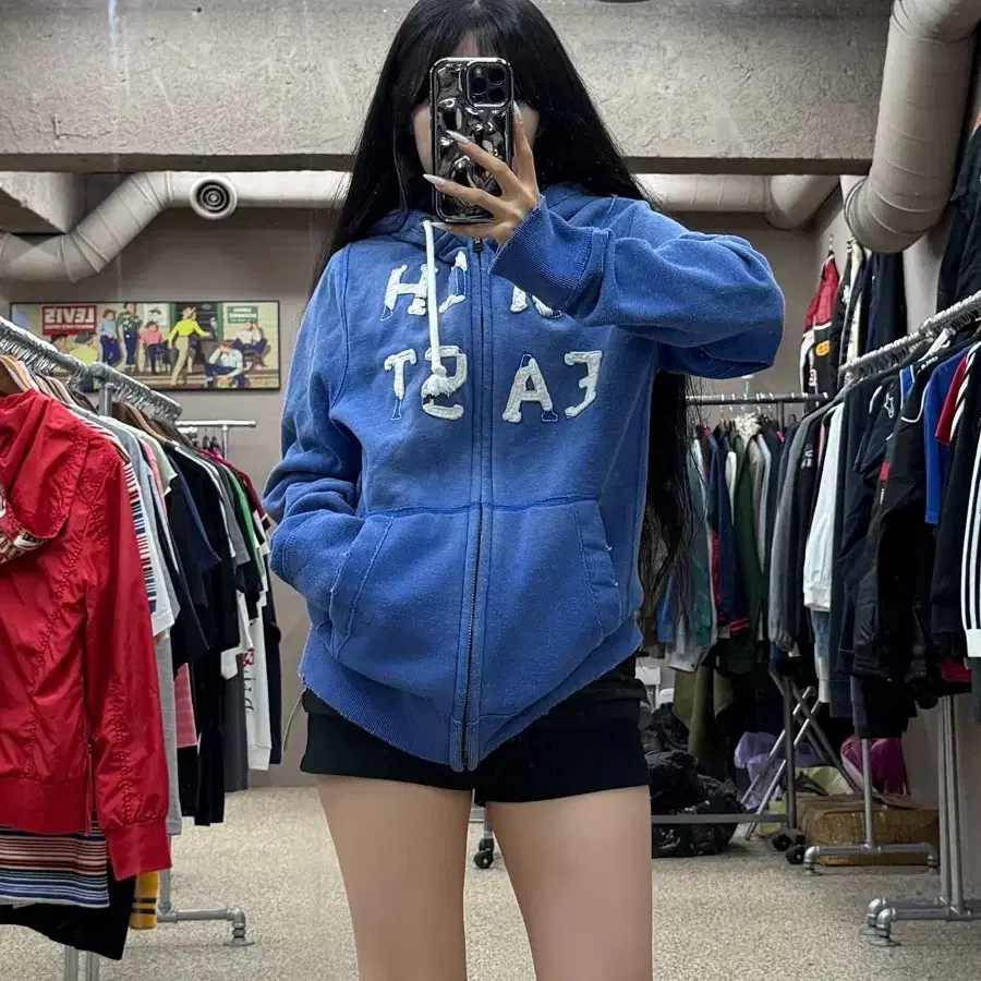 아베크롬비 워싱 빈티지 후드집업 S283