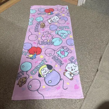 BT21 페이스 타월 퍼플