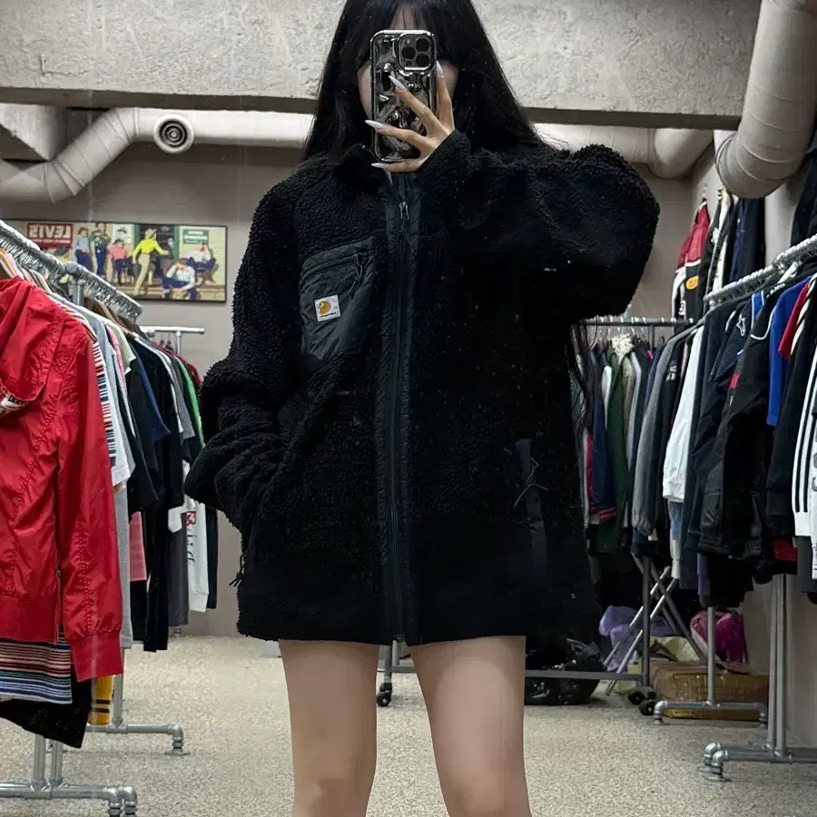 칼하트 WIP 프렌티스 라이너 블랙 S288