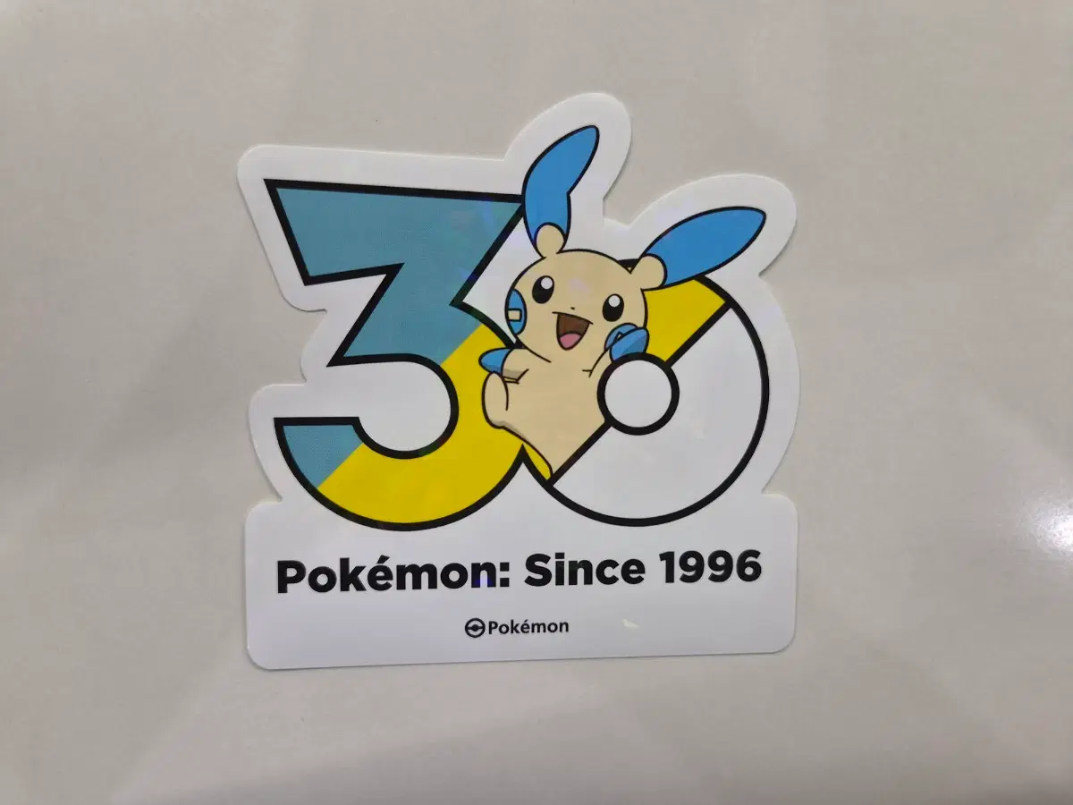 포켓몬 30주년 로고 스티커 마이농