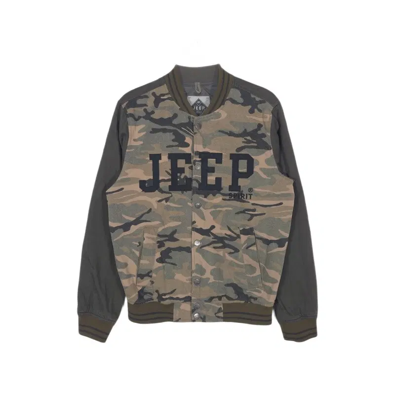 JEEP 카모 배색 바시티 스타디움 자켓 M