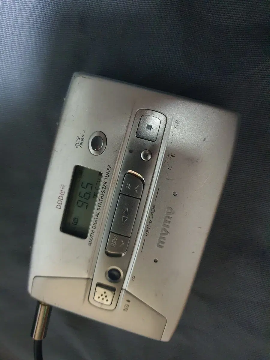 라디오 작동) 삼성 워크맨 마이마이 AM/FM 디지털 신디사이저 튜너 라디오