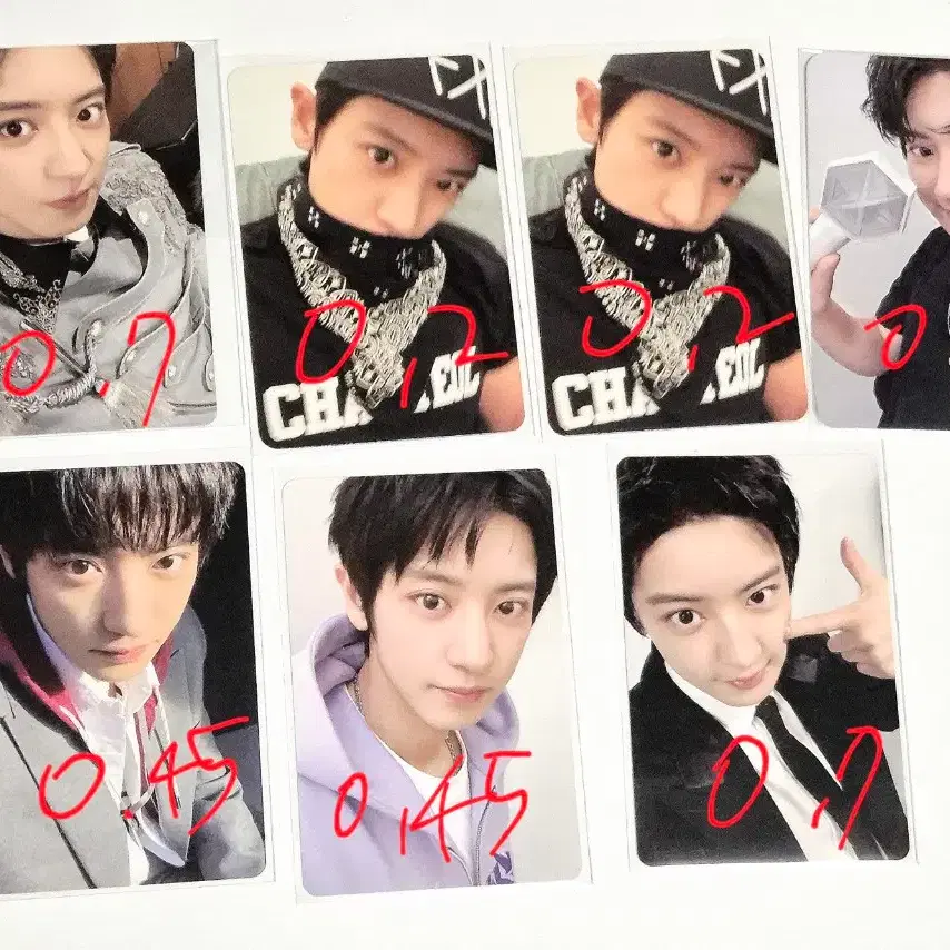 엑소 찬열 포카 판매