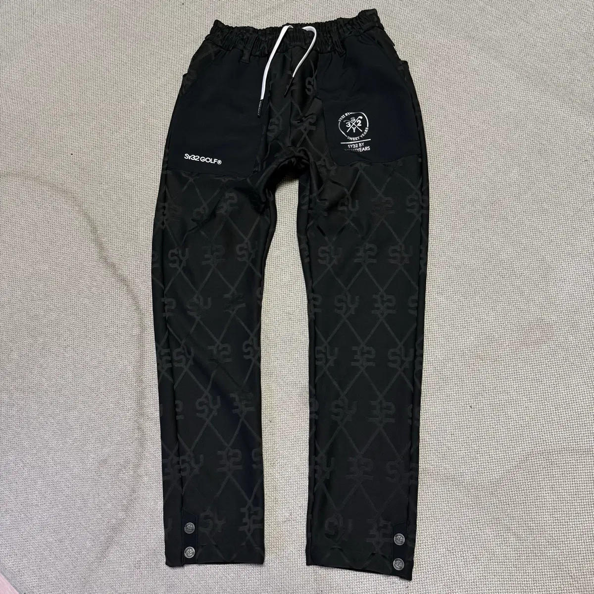 SY32 by SWEET YEARS GOLF 모노그램 골프웨어 팬츠