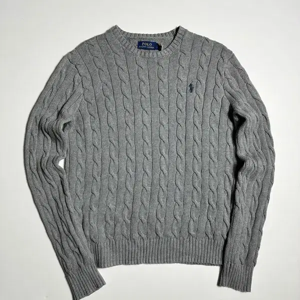 폴로 랄프로렌 포니 자수 케이블 니트 스웨터 R3551