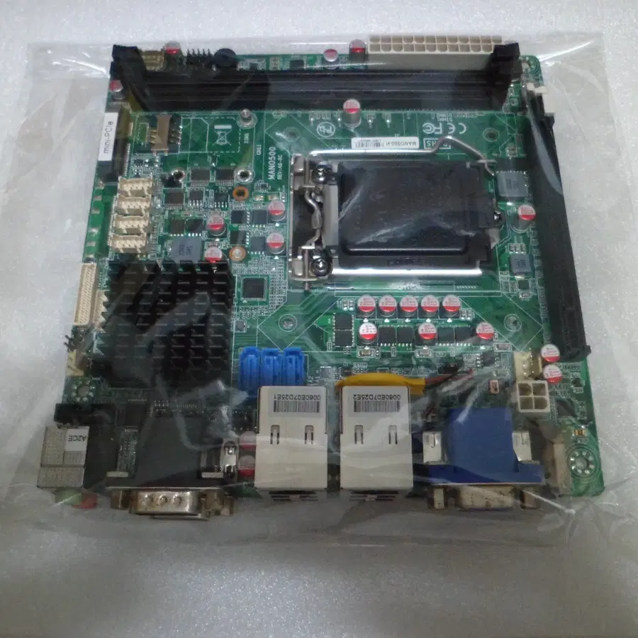 액시오텍 MANO500 H110 itx 메인보드 인텔(1151소켓) 6세대 7세대 산업용 메인보드