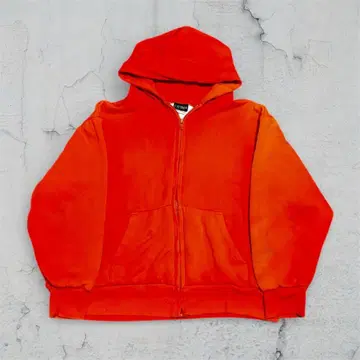 츠*시님 90s~ 캠버 더블 페이스 집업 후드티 페이드