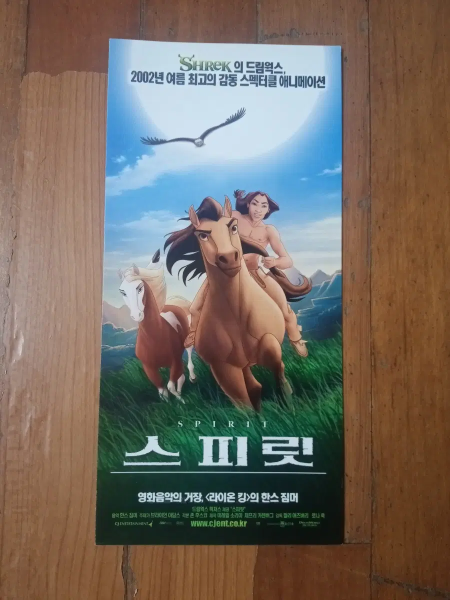 영화팜플렛 스피릿 전단지 포스터