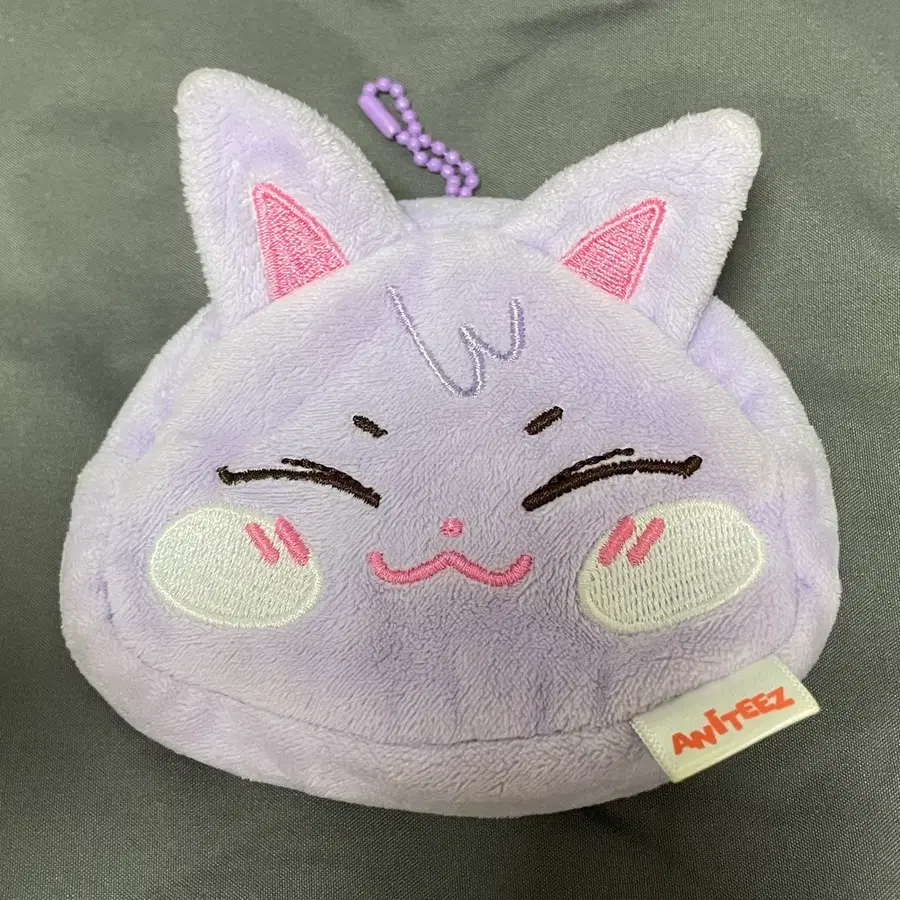 에이티즈 최산 산덕이 페이스 미니파우치