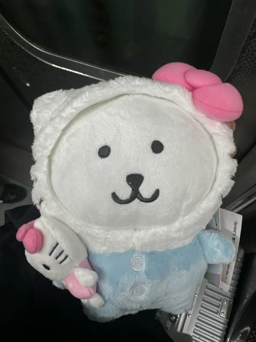 정품) 나가노 먼작귀 치이카와 x 산리오 공동 콜라보 인형 (헬로키티)
