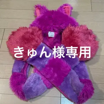 디즈니 체셔 고양이 귀 달린 머플러 캡