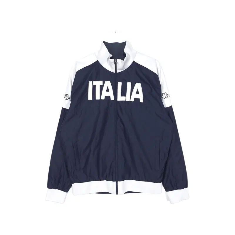 KAPPA 이탈리아 배색 하이넥 트랙탑 XL