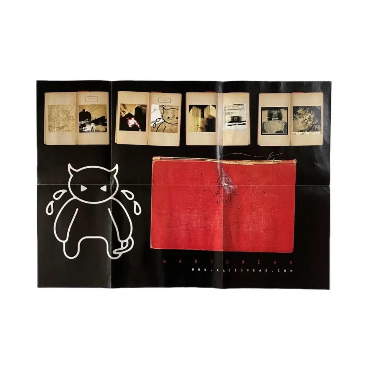 라디오헤드 2001 Amnesiac Tour 포스터 (액자포함)