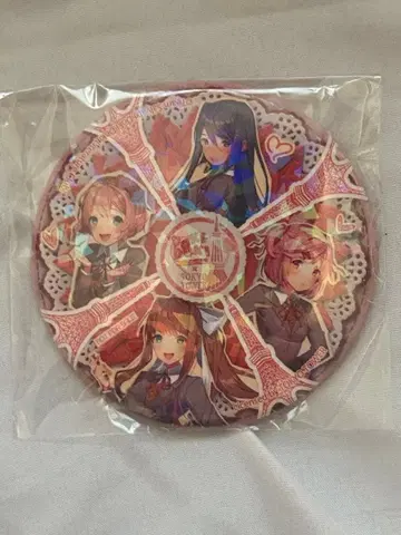 두근두근 문예부 도쿄 타워 콜라보 DDLC 특전 캔뱃지