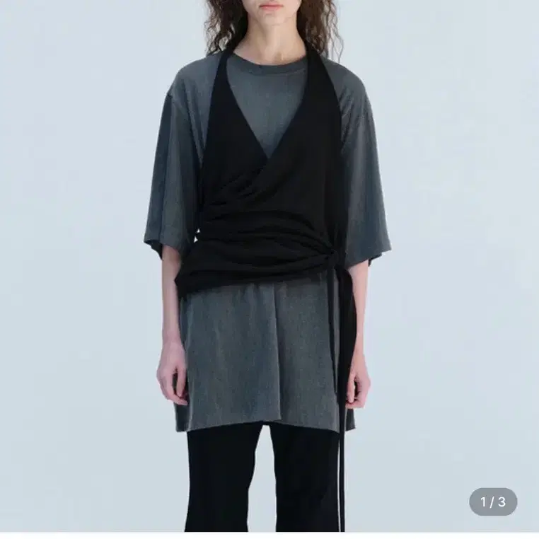 리포스 린넨 홀터넥니트탑 새제품