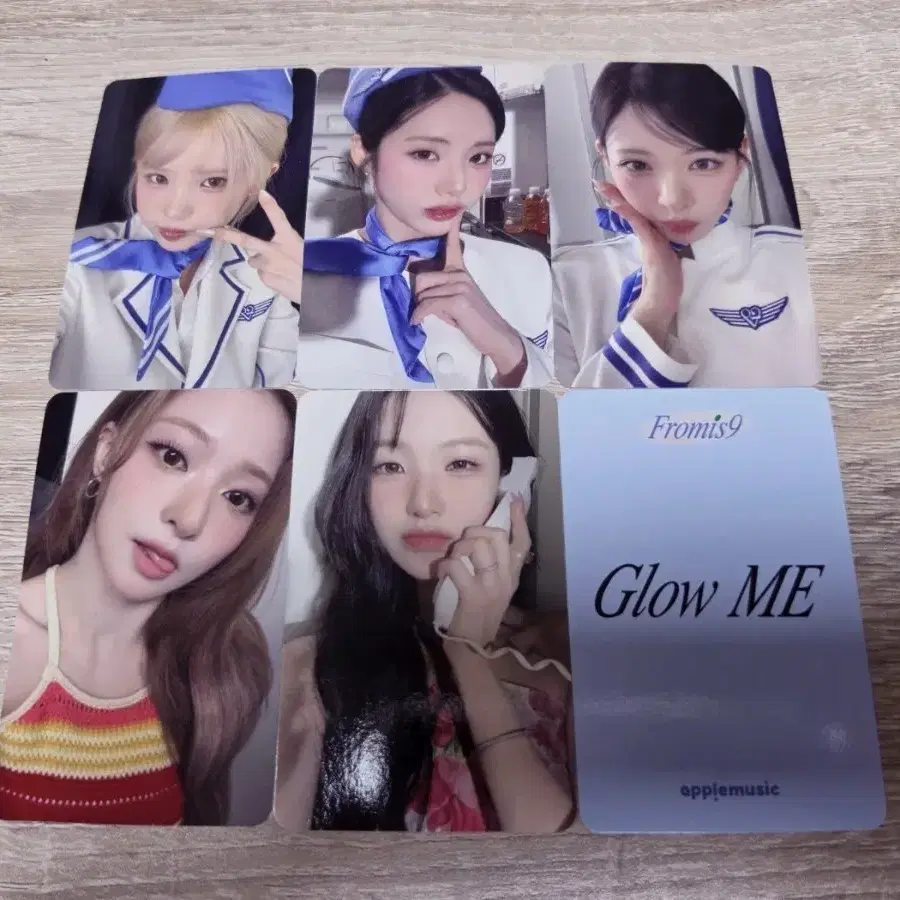 프로미스나인 포토카드 Glow ME 애플뮤직 미공포