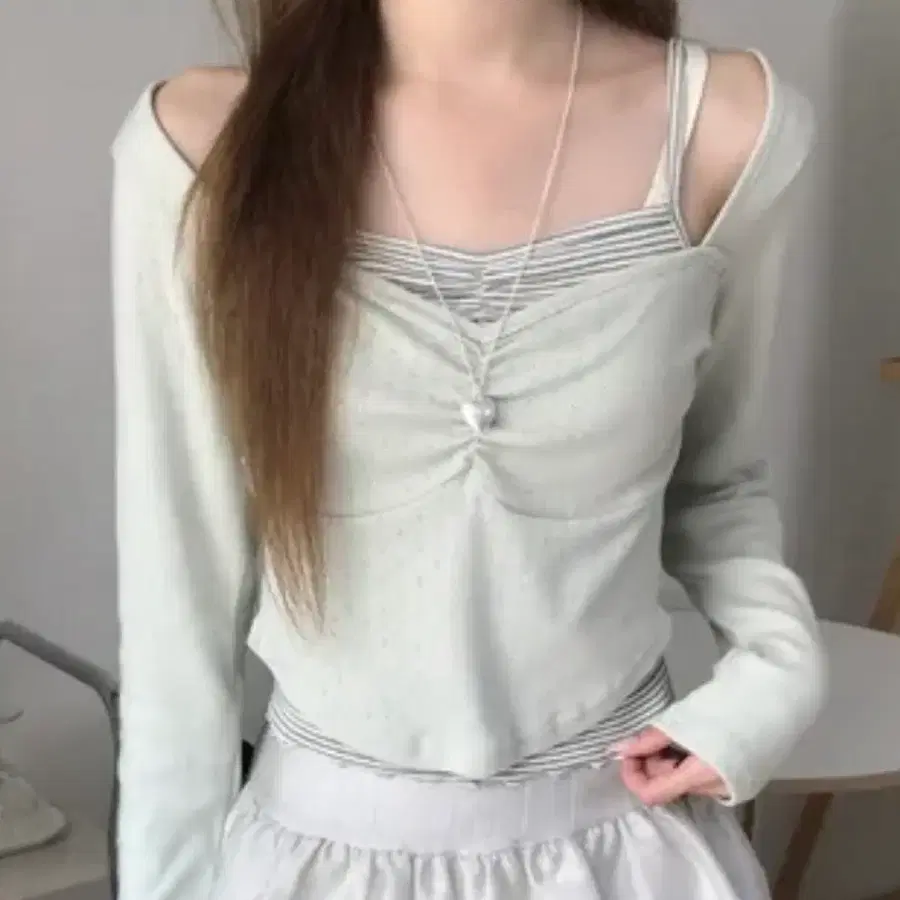 새상품 색상많음 ) 미니포에 디얼즈 레이어드 티셔츠