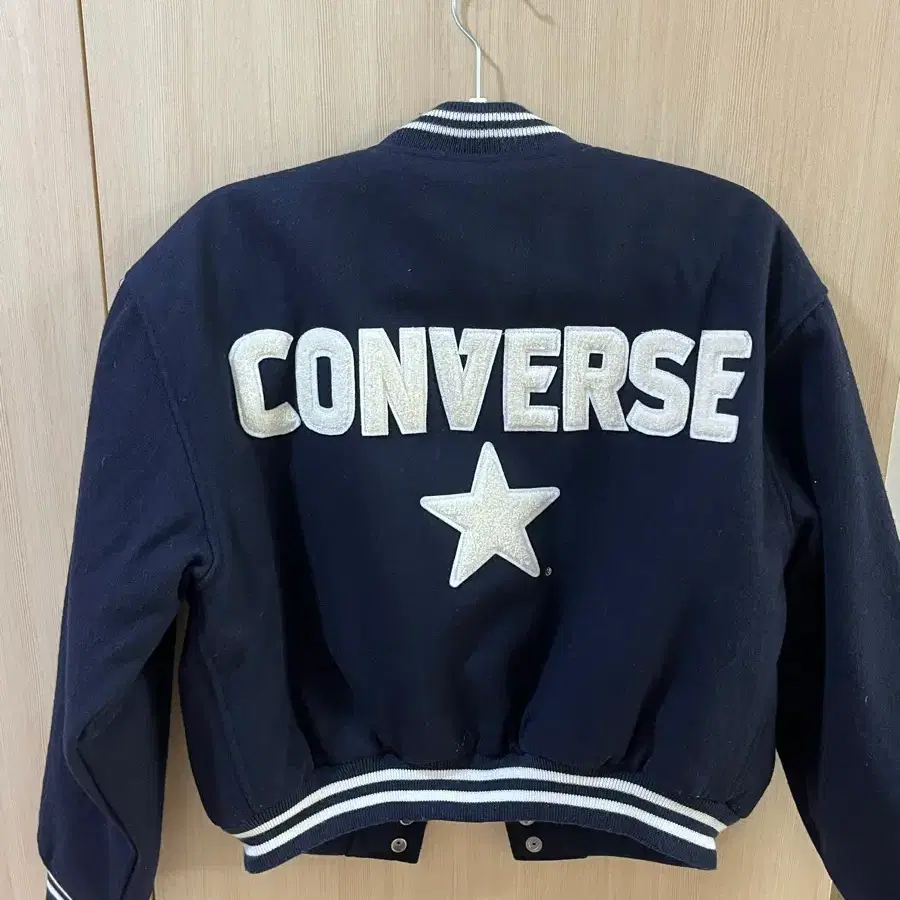 Converse, 90's Converse Star Wool Varsity Jacket (WOMEN M)