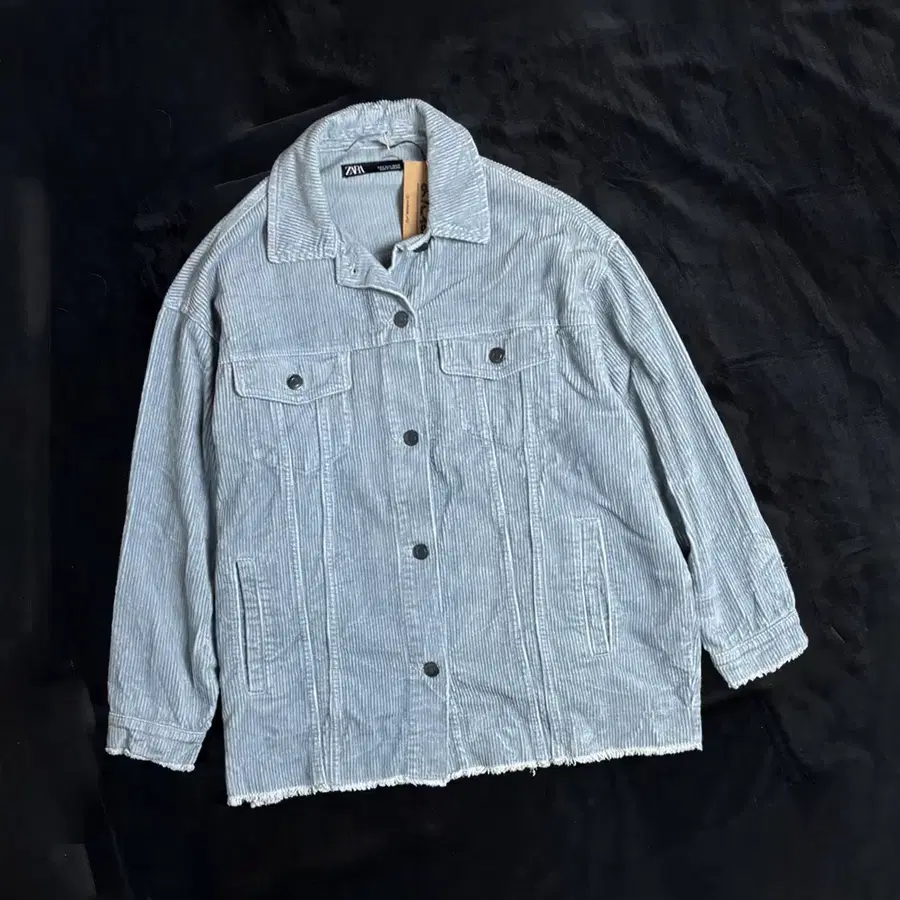 일본빈티지 zara 코듀로이 롱 자켓