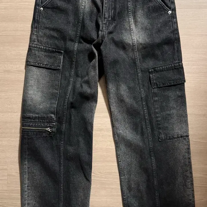 피지컬디파트먼트 카고 청바지