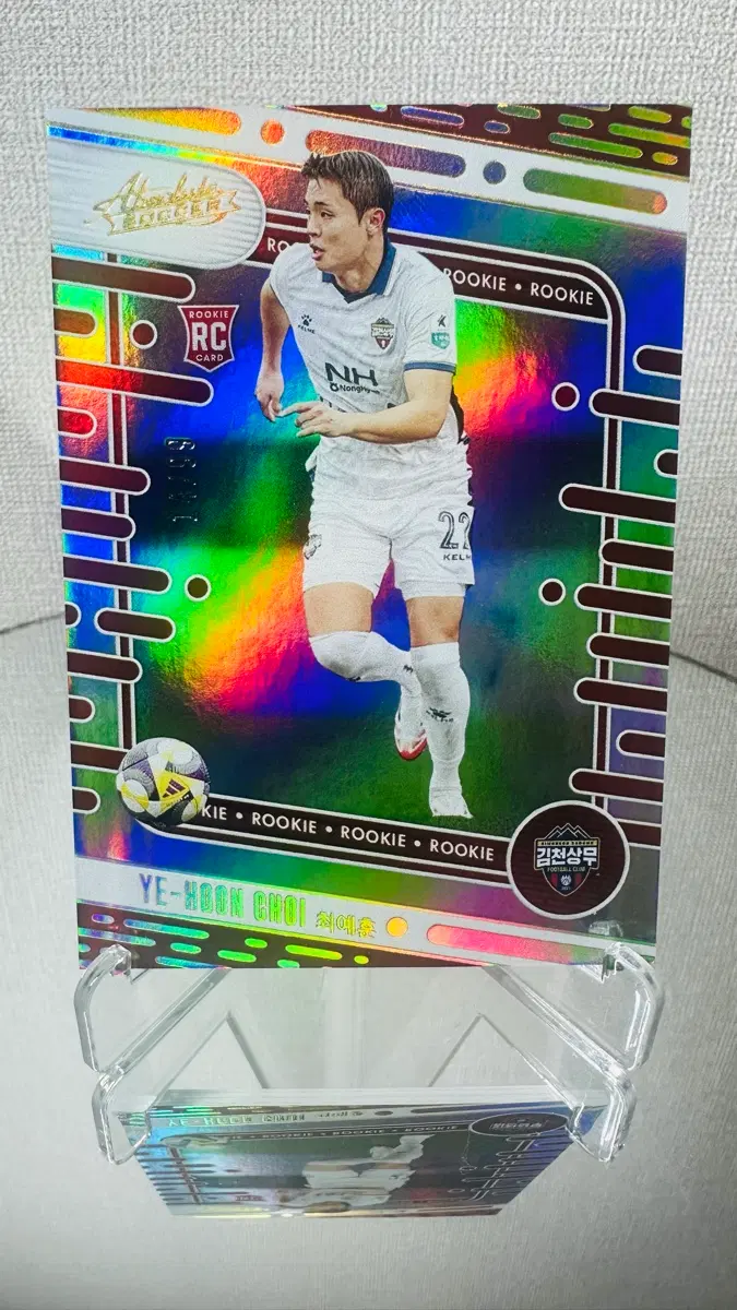 K리그 2025 Absolute Soccer 김천상무 최예훈 14/99 한정카드