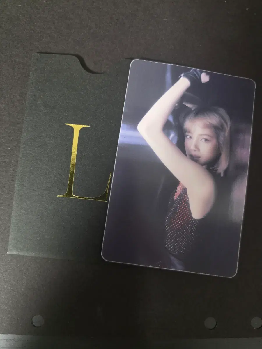 리사 Lisa BLACKPINK BP 블랙핑크 블핑 포토카드 포카 라리사 솔로 YG셀렉 초판 희귀