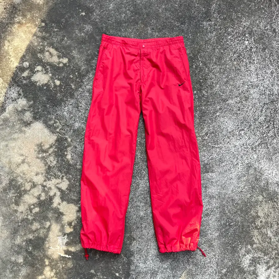 00s 나이키 레드 우븐팬츠 L