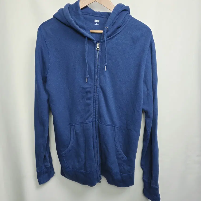 [uniqlo] 남성 네이비 후드 집업 XL