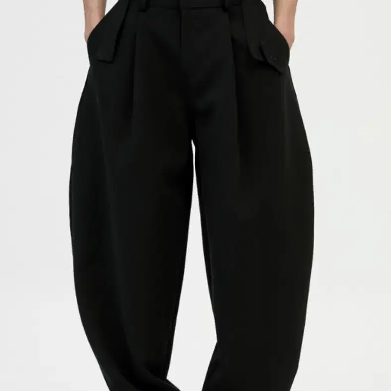 escstudio suspender balloon pants(black)