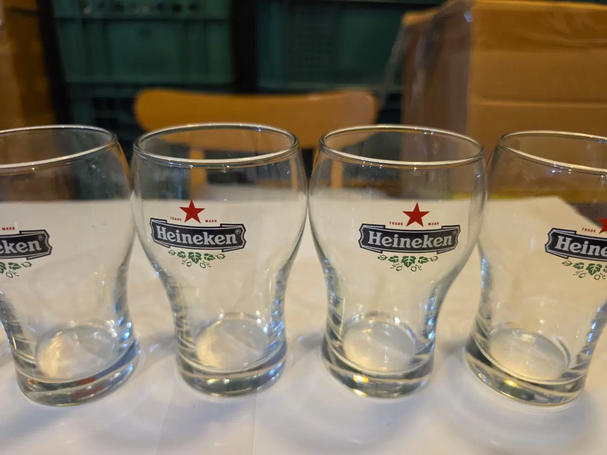하이네켄 맥주 벨잔 튤립잔 맥주잔 맥주컵 술잔 레트로 빈티지 컵 잔