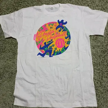 90s 맥도날드 도지볼 싱글 스티치 티셔츠 M 사이즈