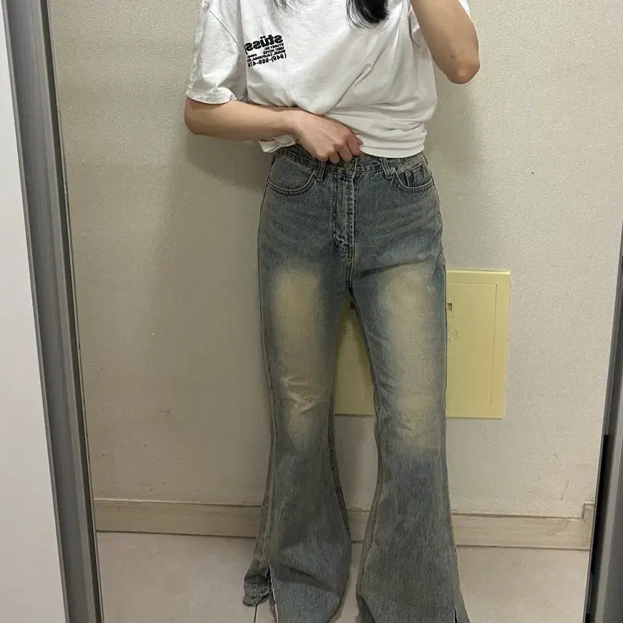 BEENS 빈스 프리미엄 데님 부츠컷 청바지 S