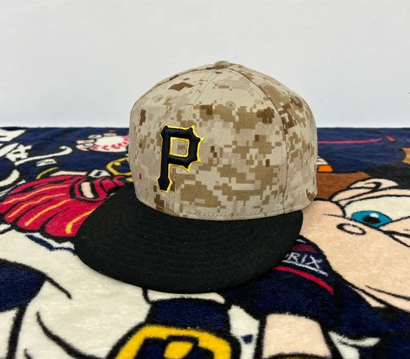 MLB 뉴에라 피츠버그 파이어리츠 디지털카모 온필드캡(61.5 cm)