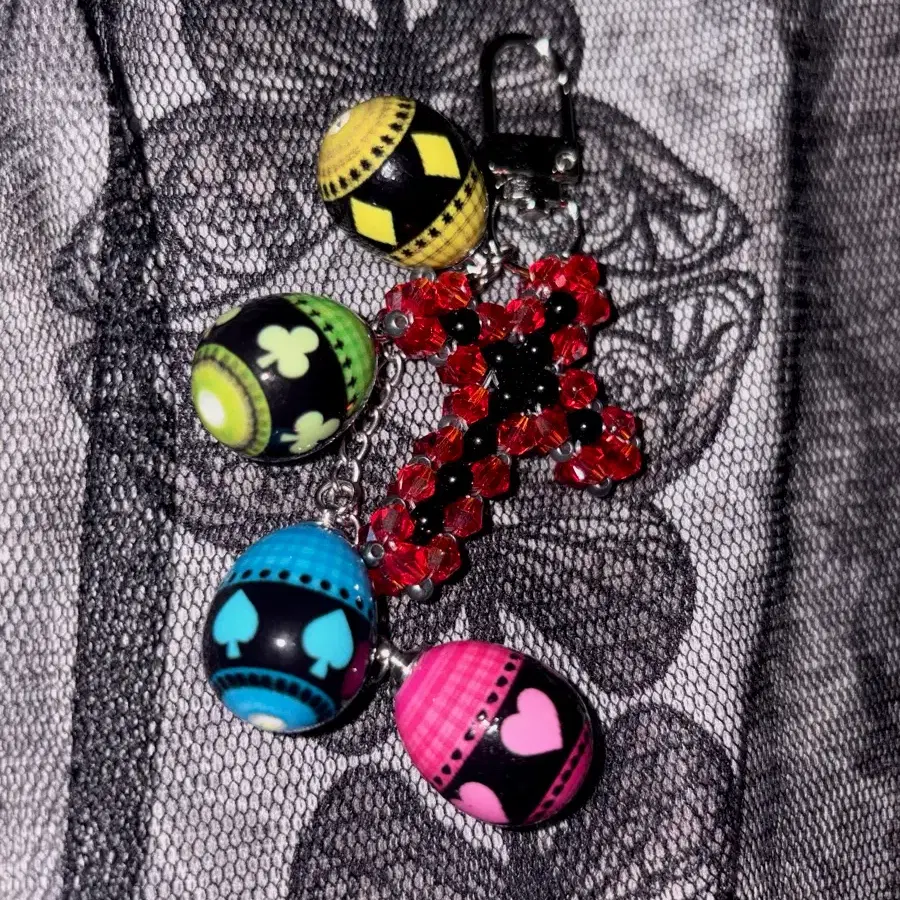 캐릭캐릭체인지 Shugo chara Bead Cross Keyring