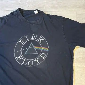 [ PINK FLOYD ] 광기 프리즘 밴딩T셔츠 3XL 블랙