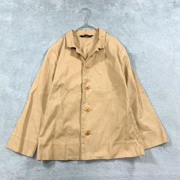 45rpm 일본제 코튼 셔츠 자켓 베이지 3 L