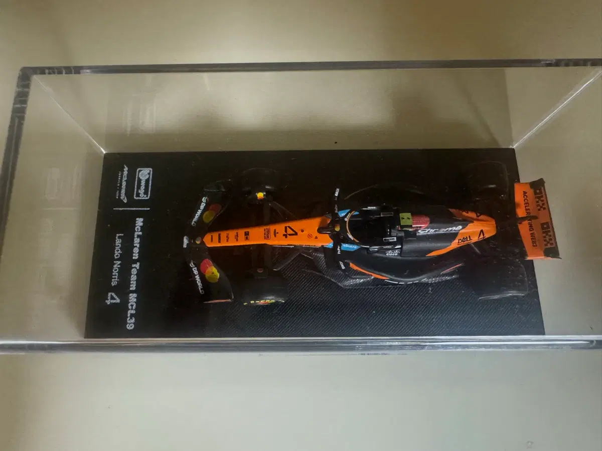 랜도 노리스 MCL39 64:1 부라고 다이캐스트 모형 맥라렌 F1