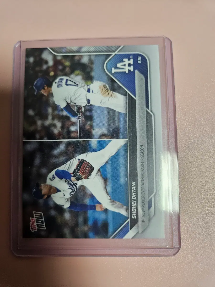 오타니 2025 Topps Now 50K 50홈런 시즌 기념